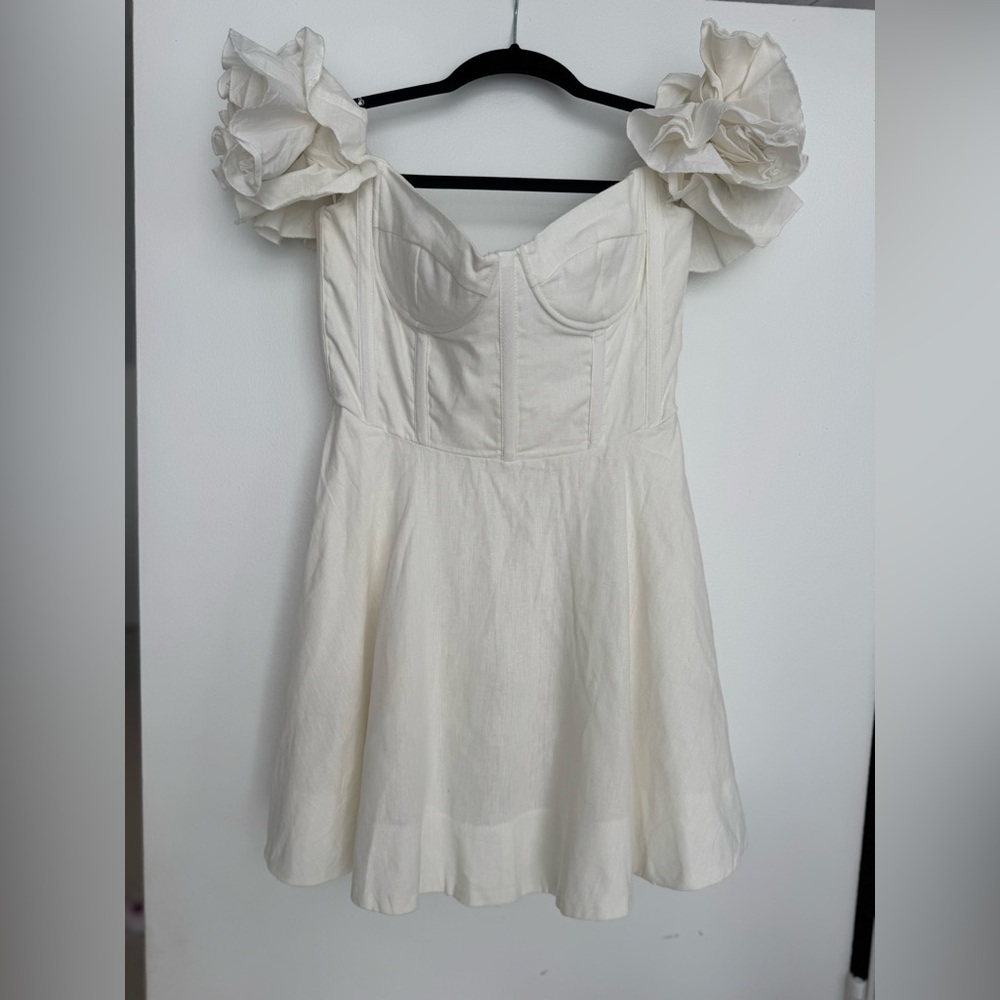 Bardot Cream Formal Dress